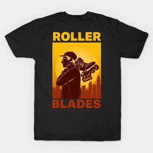 Vintage Rollerblades Gift Roller Skating T-Shirt